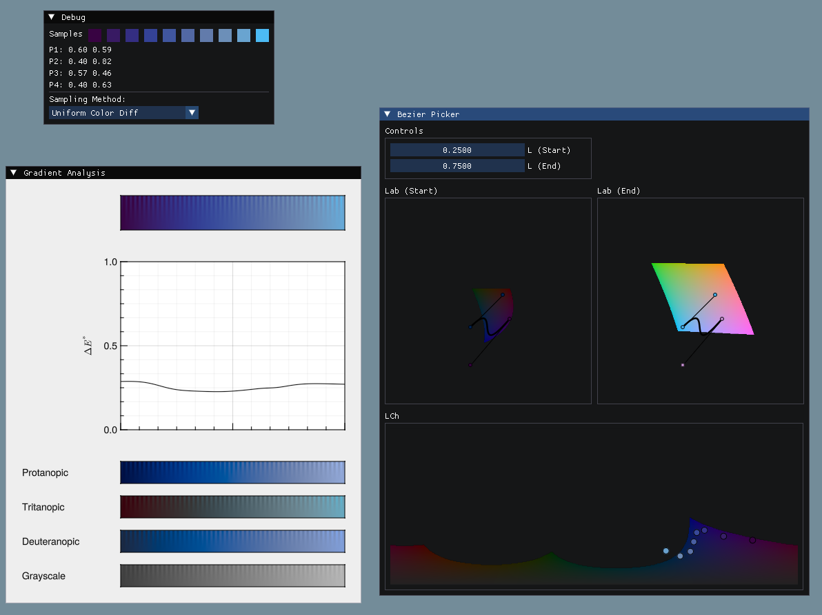 Screenshot of color scheme tool